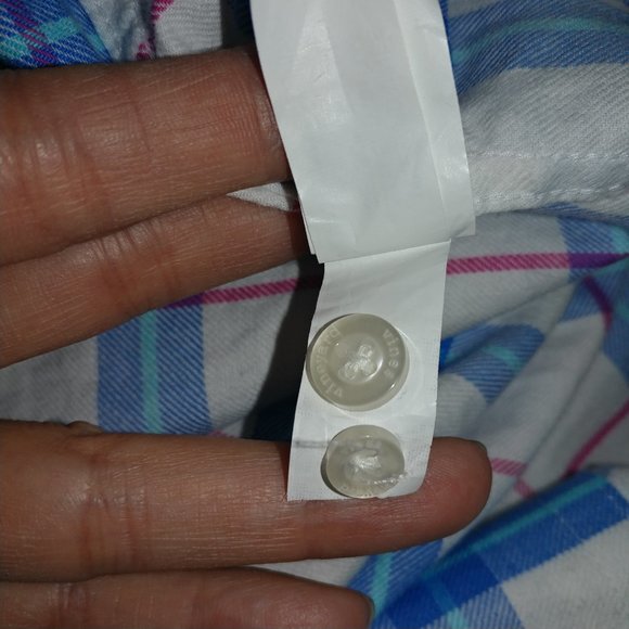 Vineyard Vines: Slim Fit Whale Shirt / Plaid Button Down Shirt - Mens Size Small - Picture 6 of 6